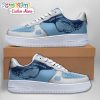 NCAA North Carolina Tar Heels Custom Name Sporty Air Force 1 Sneakers