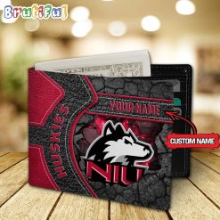 Alternative view of NCAA Northern Illinois Huskies Custom Name Special Edition Wallet