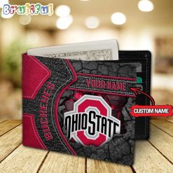 Alternative view of NCAA Ohio State Buckeyes Custom Name Special Edition Wallet