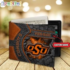Alternative view of NCAA Oklahoma State Cowboys Custom Name Special Edition Wallet
