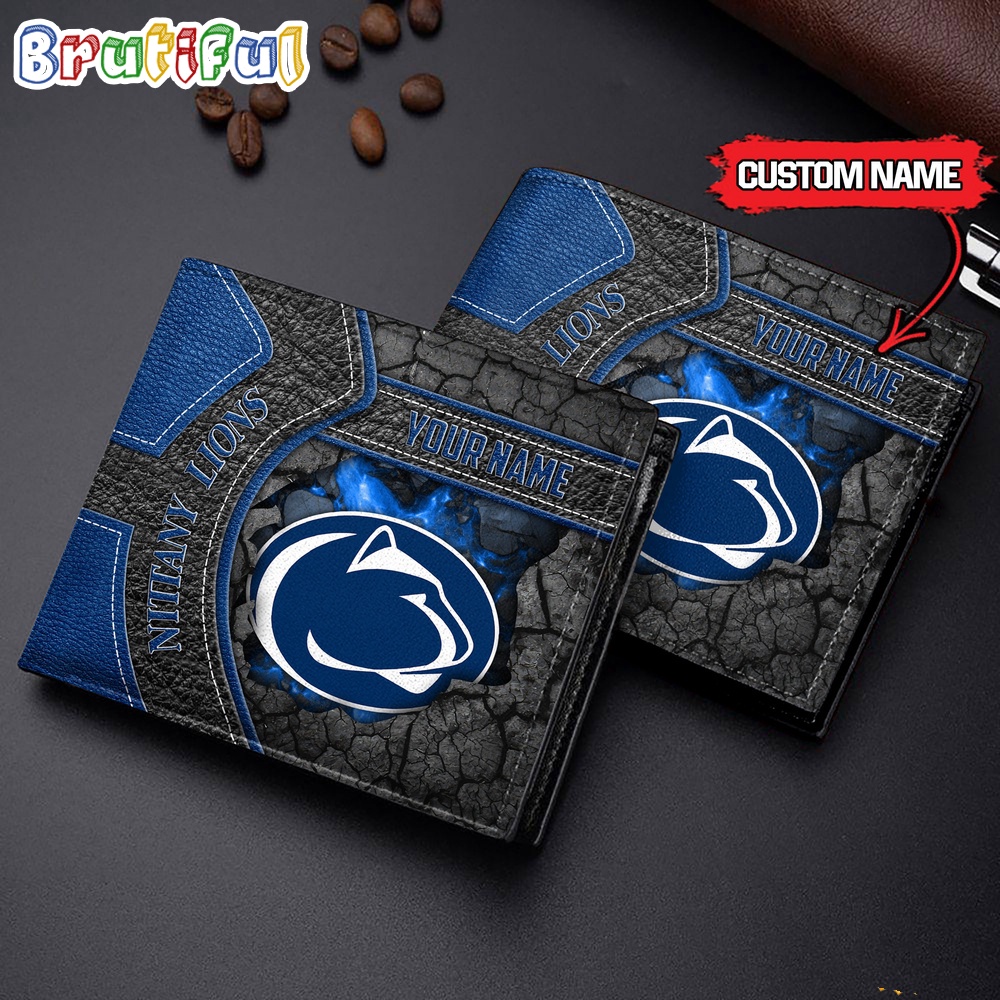 NCAA Penn State Nittany Lions Custom Name Special Edition Wallet