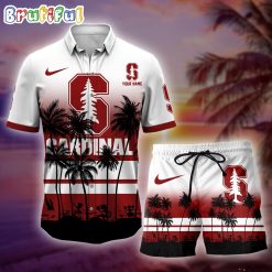 NCAA Stanford Cardinal Custom Name New Edition Aloha Outfit