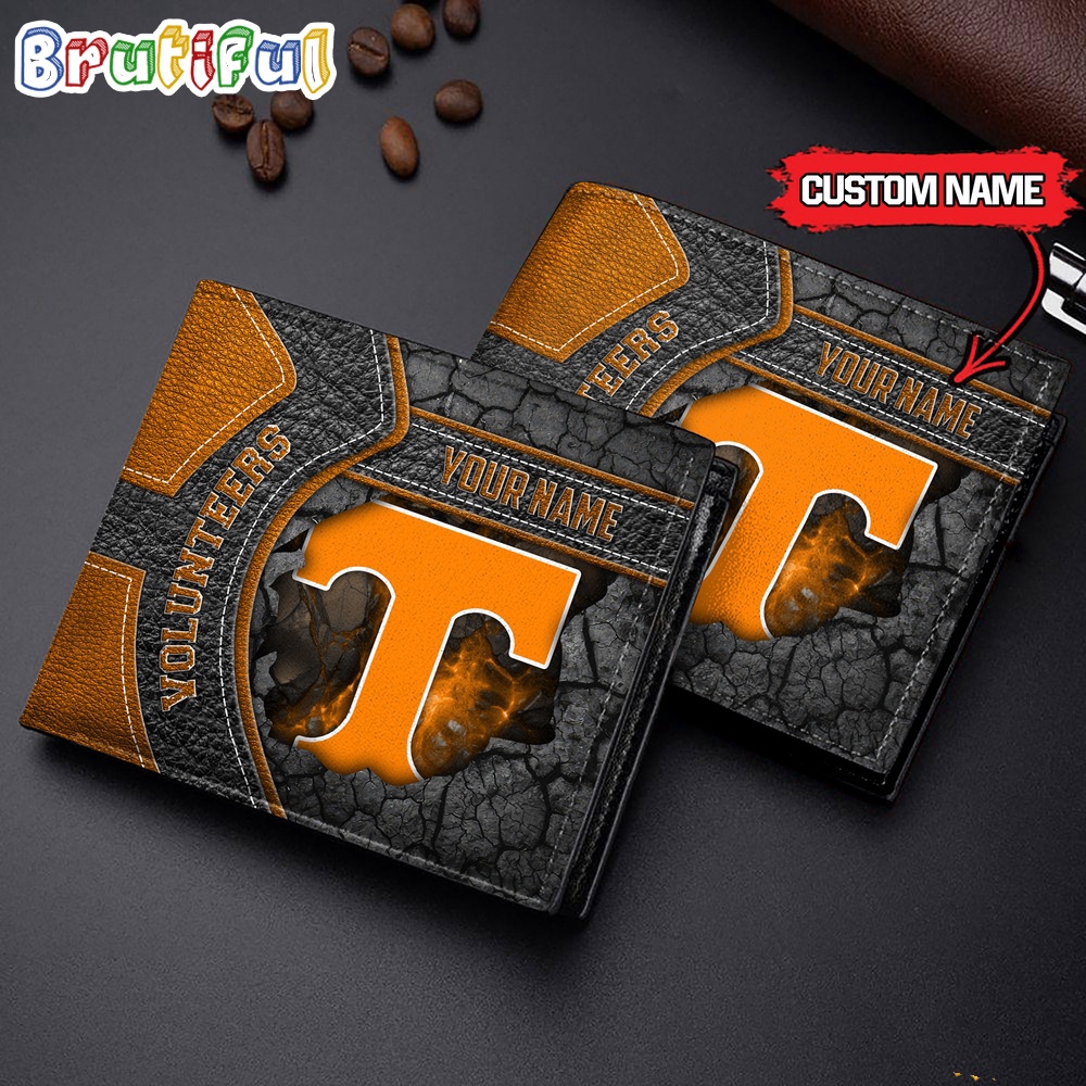 NCAA Tennessee Volunteers Custom Name Special Edition Wallet