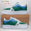 NCAA Tulane Green Wave Custom Name Sporty Air Force 1 Sneakers