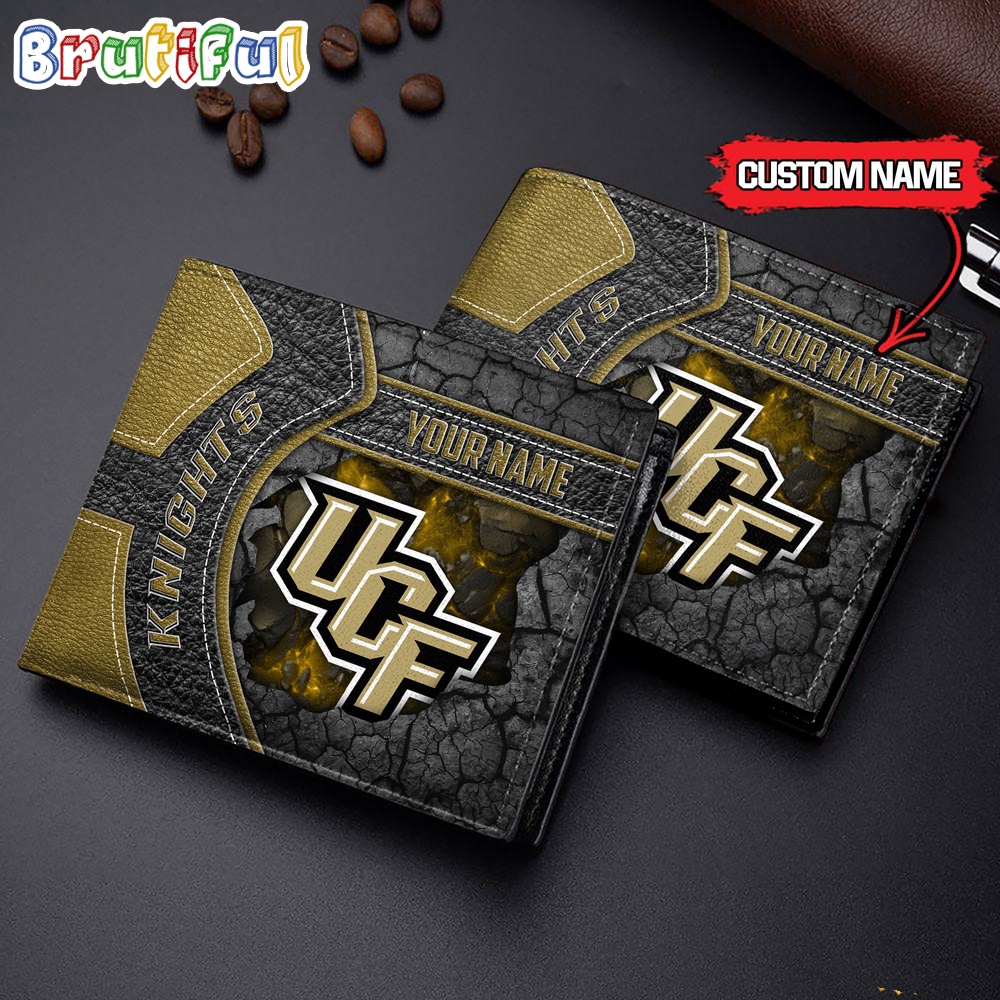 NCAA UCF Knights Custom Name Special Edition Wallet