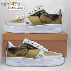 NCAA UCF Knights Custom Name Sporty Air Force 1 Sneakers