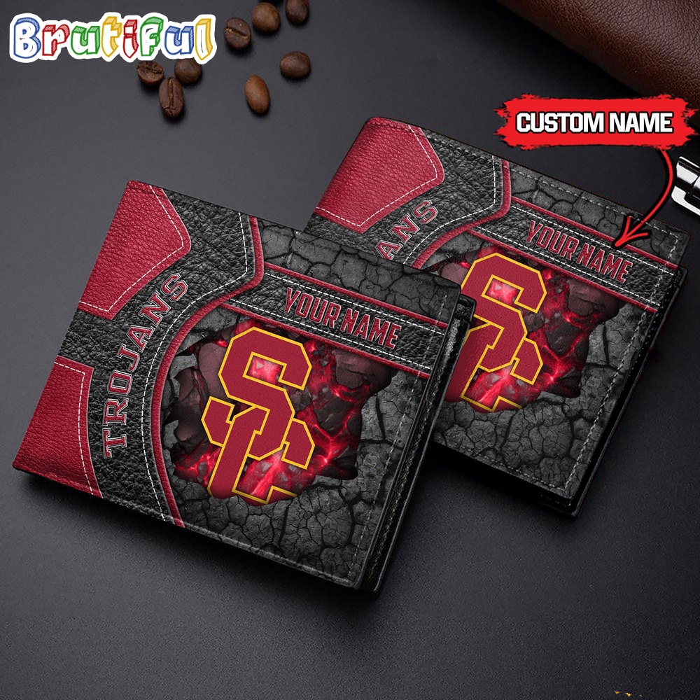 NCAA USC Trojans Custom Name Special Edition Wallet