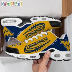NCAA West Virginia Mountaineers Custom Name New Style Air Max Plus Shoes