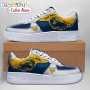 NCAA West Virginia Mountaineers Custom Name Sporty Air Force 1 Sneakers