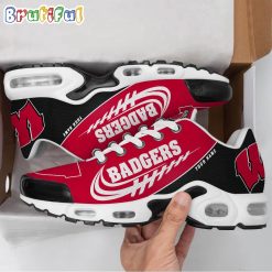 NCAA Wisconsin Badgers Custom Name New Style Air Max Plus Shoes