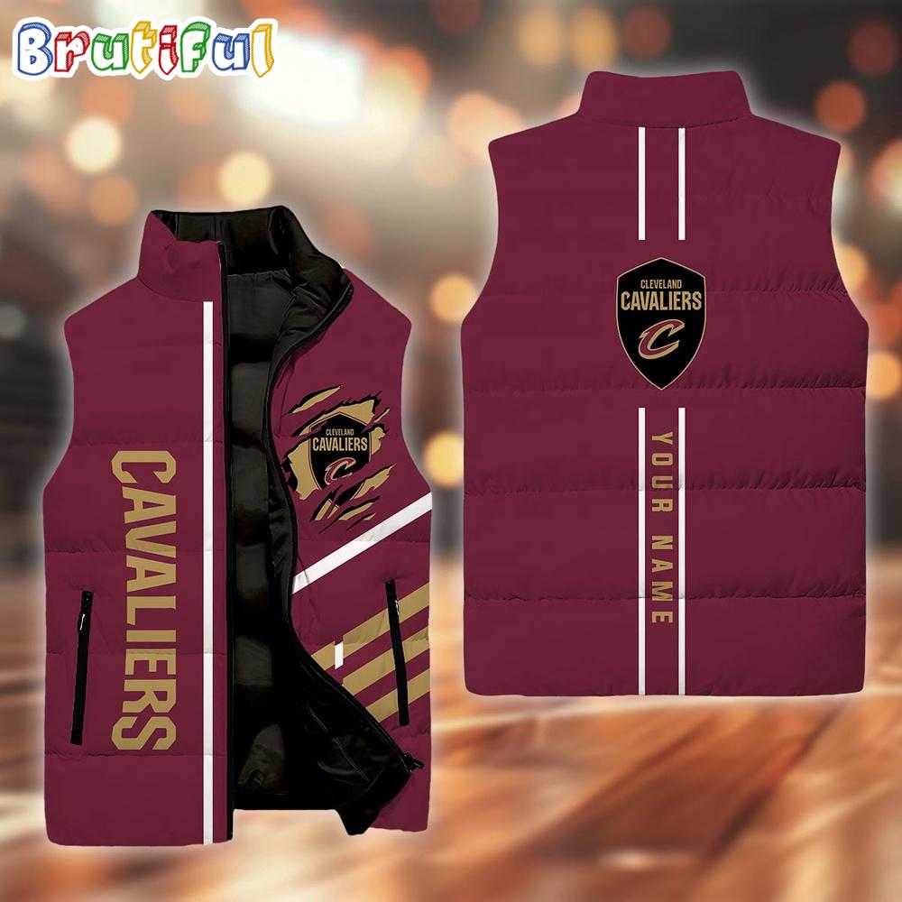NCAA Cleveland Cavaliers Custom Name New Edition Venture Vest