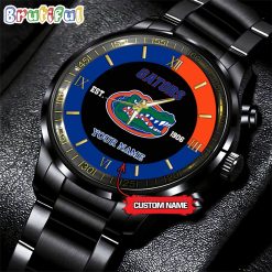 NCAA Florida Gators Custom Name For Fans Steel Watch