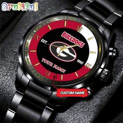 NCAA Georgia Bulldogs Custom Name For Fans Steel Watch