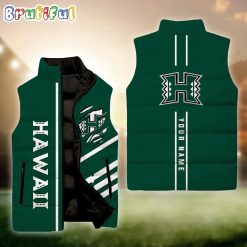 NCAA Hawaii Rainbow Warriors Custom Name New Edition Venture Vest