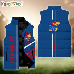 NCAA Kansas Jayhawks Custom Name New Edition Venture Vest