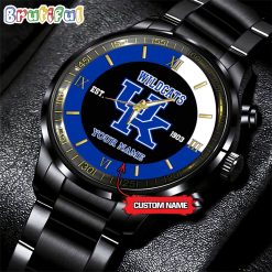 NCAA Kentucky Wildcats Custom Name For Fans Steel Watch
