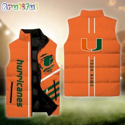 NCAA Miami Hurricanes Custom Name New Edition Venture Vest