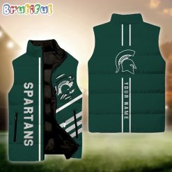NCAA Michigan State Spartans Custom Name New Edition Venture Vest