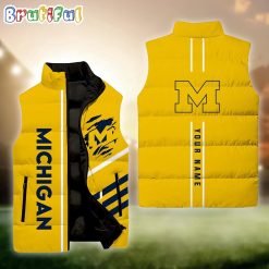 NCAA Michigan Wolverines Custom Name New Edition Venture Vest