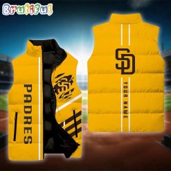 NCAA San Diego Padres Custom Name New Edition Venture Vest