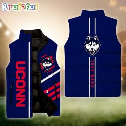 NCAA Uconn Huskies Custom Name New Edition Venture Vest
