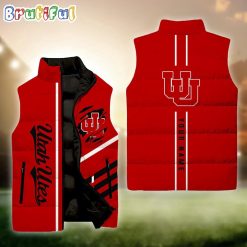 NCAA Utah Utes Custom Name New Edition Venture Vest