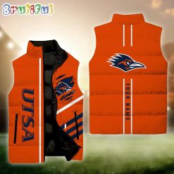 NCAA UTSA Roadrunners Custom Name New Edition Venture Vest