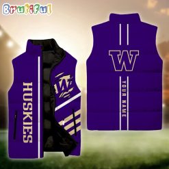 NCAA Washington Huskies Custom Name New Edition Venture Vest