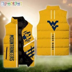 NCAA West Virginia Mountaineers Custom Name New Edition Venture Vest