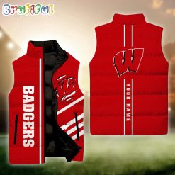 NCAA Wisconsin Badgers Custom Name New Edition Venture Vest