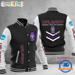 NCAA Albany Great Danes Custom Name Sporty Varsity Baseball Jacket