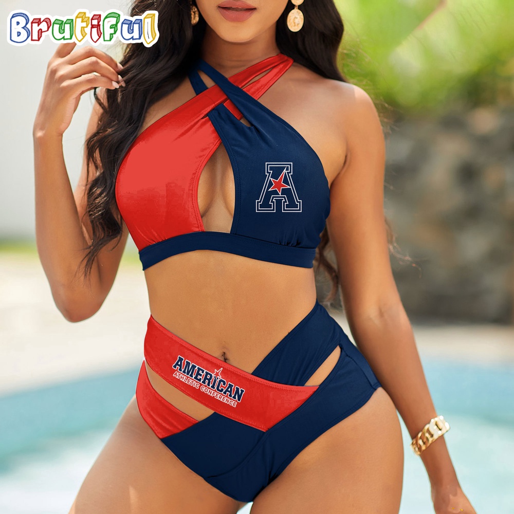 NCAA American Athletic Conference Sporty Style Bikini Set