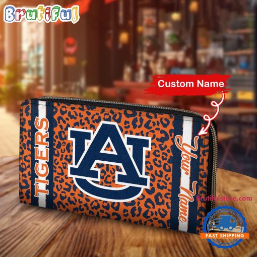 NCAA Auburn Tigers Custom Name Sporty Style Women’s Wallet