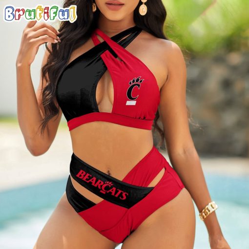 NCAA Cincinnati Bearcats Sporty Style Bikini Set