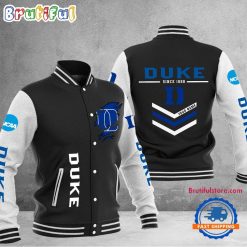 NCAA Duke Blue Devils Custom Name Sporty Varsity Baseball Jacket