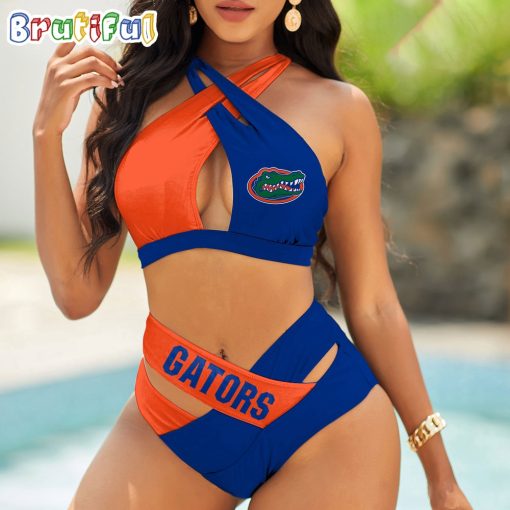 NCAA Florida Gators Sporty Style Bikini Set