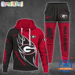 NCAA Georgia Bulldogs Custom Name Sporty Style Hoodie And Pants
