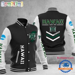 NCAA Hawaii Rainbow Warriors Custom Name Sporty Varsity Baseball Jacket