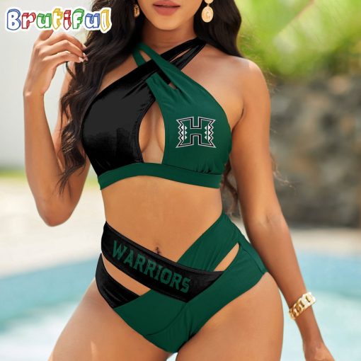 NCAA Hawaii Rainbow Warriors Sporty Style Bikini Set