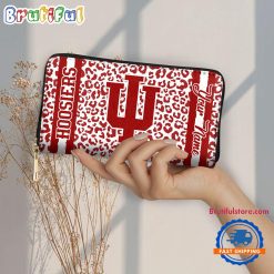 NCAA Indiana Hoosiers Custom Name Sporty Style Women’s Wallet