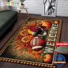 NCAA Iowa State Cyclones Custom Name Halloween Edition Floor Rug