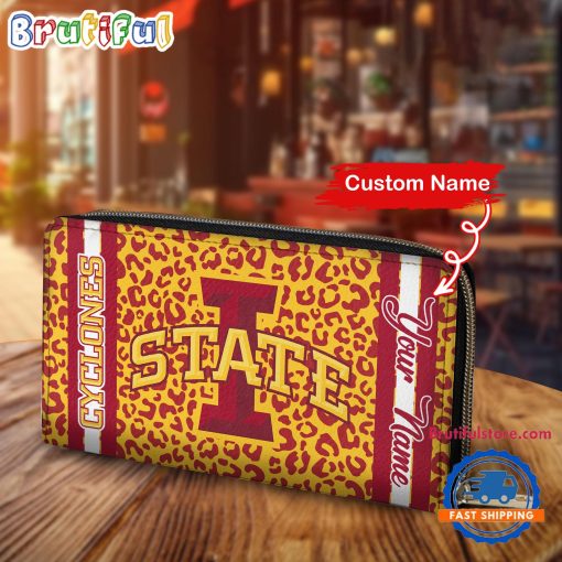 NCAA Iowa State Cyclones Custom Name Sporty Style Women’s Wallet