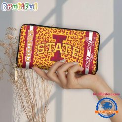NCAA Iowa State Cyclones Custom Name Sporty Style Women’s Wallet