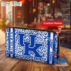 NCAA Kentucky Wildcats Custom Name Sporty Style Women’s Wallet