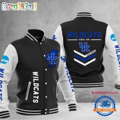 NCAA Kentucky Wildcats Custom Name Sporty Varsity Baseball Jacket