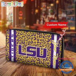 NCAA LSU Tigers Custom Name Sporty Style Women’s Wallet