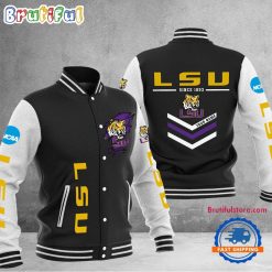 NCAA LSU Tigers Custom Name Sporty Varsity Baseball Jacket