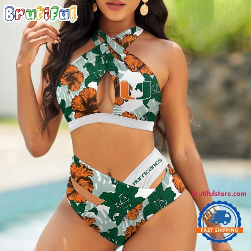 NCAA Miami Hurricanes New Edition Bikini Set