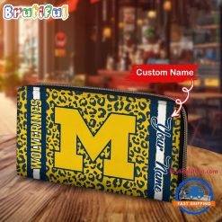 NCAA Michigan Wolverines Custom Name Sporty Style Women’s Wallet