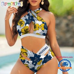 NCAA Michigan Wolverines New Edition Bikini Set